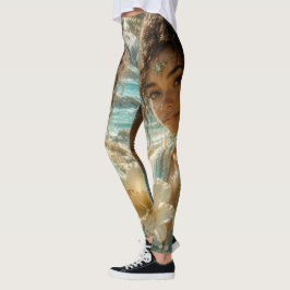 Legging Fadas do Desabrochar Tropical: Encantadora da Bris