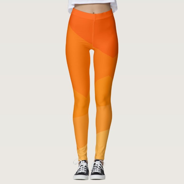 Legging Fade Laranja (Frente)