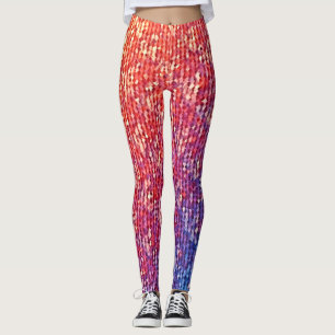 Legging Faísca do Mosaico Emocional Vibrante