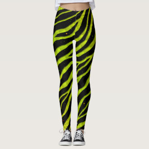 Legging Faixa de TempoEspaçoEspelhada - Amarelo/Limão