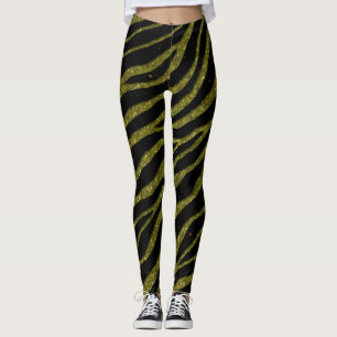 Legging Faixa de TempoEspaçoLimpada - Dourada com brilho