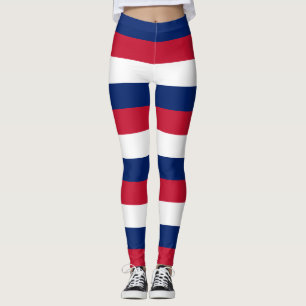 Legging Faixa Horizontal das Cores de Bandeira Nacionais d