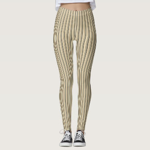 Legging Faixas Sépias Verticais