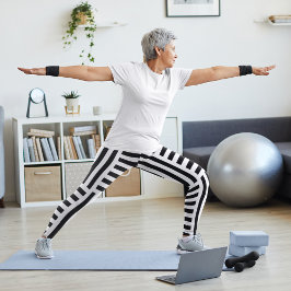 Legging Faixas Verticais E Horizontais