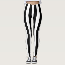 Legging Faixas Verticais Pretas