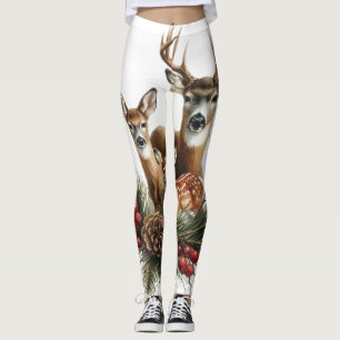 Legging Família de Cervos 