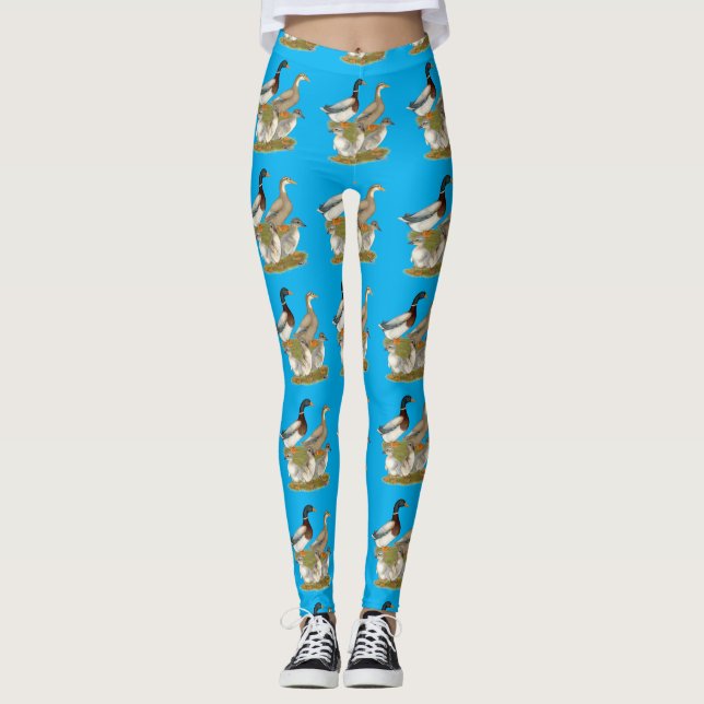 Legging Família de Patos Saxony (Frente)