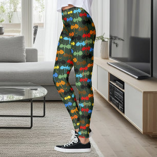 Legging Fantasia de Voo Verde Dragões