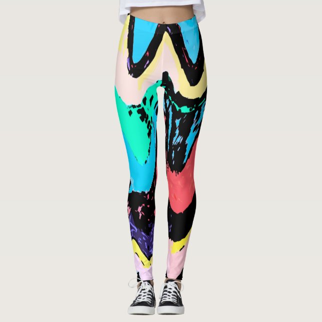 Legging Fantasia no mar (Frente)