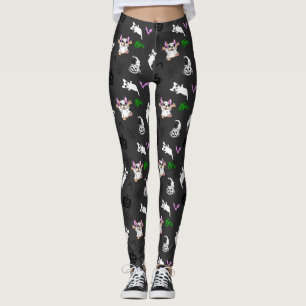 Legging Fantasma-fantasma francês Banguela-do-mato-abóbora