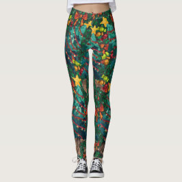 Legging Fantástico Watercolor Natal