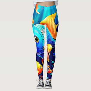 Legging Fantasy Fish Natação