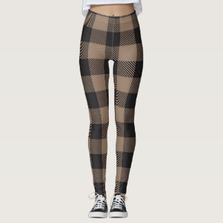 Legging Farmhouse da Xadrez de Buffalo, de Gingham Black B