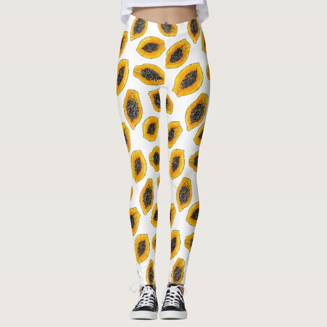 Legging Fatias de Papaya (Frente)