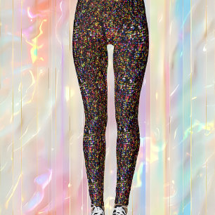 Legging Faux Sequins