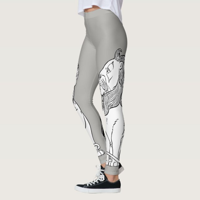 Legging Feiticeiro de Oz, Leão Covarde Brave (Esquerda)