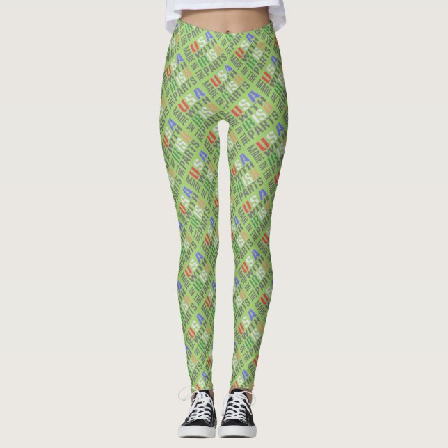 Legging Feito nos EUA com peças irlandesas (Frente)