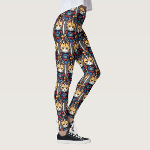 Legging Feline Samurai Warrior