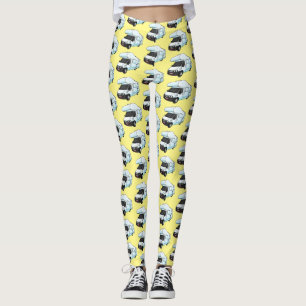 Legging Feliz desenho animado da câmera