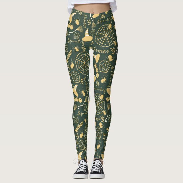 Legging Feliz Dia das Bruxas (Frente)