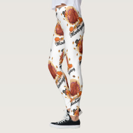 Legging Feliz Dia de Ação de Graças