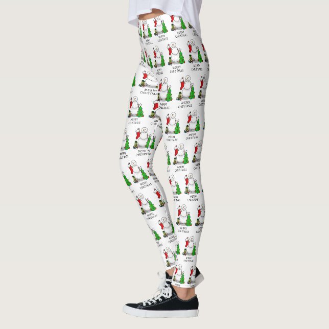 Legging Feliz Natal 2 Árvore de Neve (Esquerda)