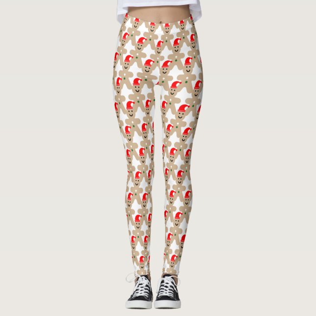 Legging Feliz Natal do Ginger Bread (Frente)