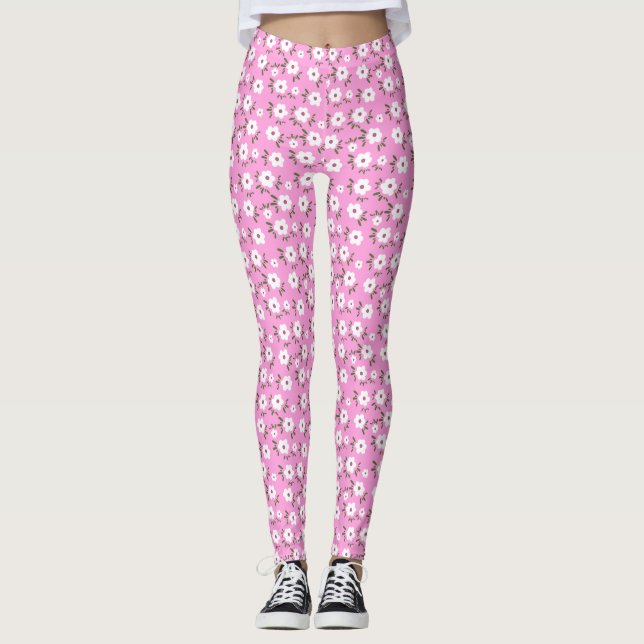Legging Felizes Flores (Frente)