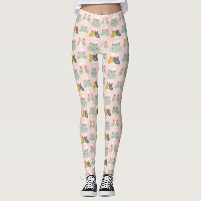 Legging Felizes Gatos (Frente)