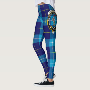 Legging Feminina Xadrez Crest Clan McKerrell Scots