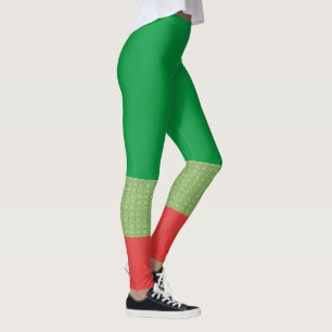 Legging Feriado anima em cada passo, estilo Festivo Elf