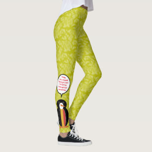Legging Feriado da Bandeira Belga Sra. Pinguim Falando