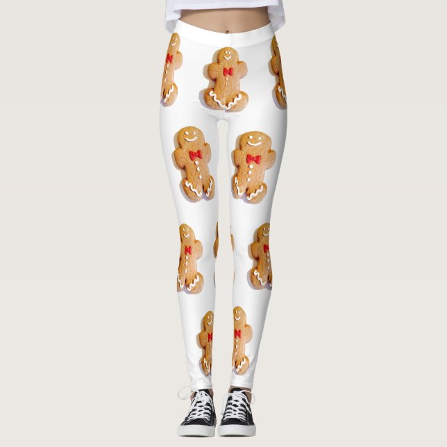 Legging Feriado de Biscoitos Yummy Gingercake Men (Frente)