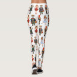 Legging Feriado de inverno de Nutcracker no Natal<br><div class="desc">Este design ilustre personagens mágicos de uma das histórias de Natal mais amadas de todos os tempos, O Noz-Cacker.</div>