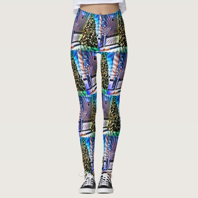 Legging Feriados de pop Art (Frente)