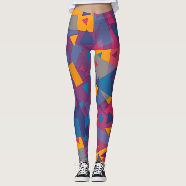Legging Festa abstrata #4 (Frente)