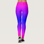 Legging Festa de Gradação de Leguminosas Neon Azuis Púrpur<br><div class="desc">Leggings Design de MIGNED Moderno de Mâneres de Mâmula Azul-Rosa Púrpura</div>