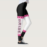 Legging Festa de solteira da Noiva Disco Cowgirl<br><div class="desc">Certifique-se de que todos saibam quem é a noiva na sua vaqueira de discoteca, festa de solteira com essas pernas. Eles têm um esquema de cor rosa, preto e branco com a palavra BRIDE subindo ao lado de cada perna em letras maiúsculas de preto e branco, com formato de couro...</div>