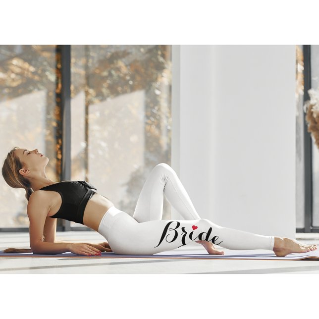 Legging Festa de solteira de Casamento de Na moda da Elega (Elegant Stylish Bride Wedding Bachelorette Party Leggings)