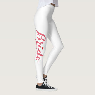 Legging Festa de solteira de Casamento de Noiva Rosa-Chic