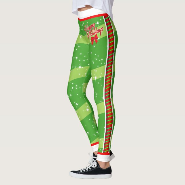 Legging Festivo ARMAZENADO PARA VOCÊ EM FÉRIAS (Esquerda)
