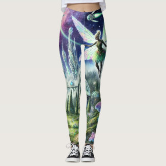Legging Ficção Científica Terra Fada Do Futuro