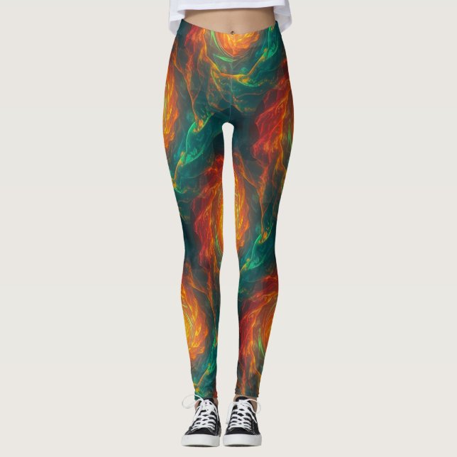 Legging fiery fractals (Frente)