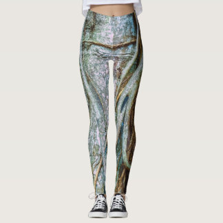 Legging Figueira Estranguladora Abstrata