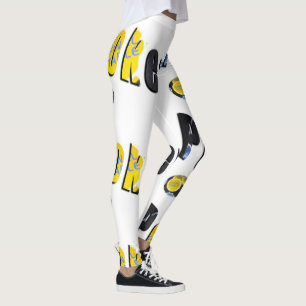 Legging Finais de pôquer Chips Logotipo feminino Impress