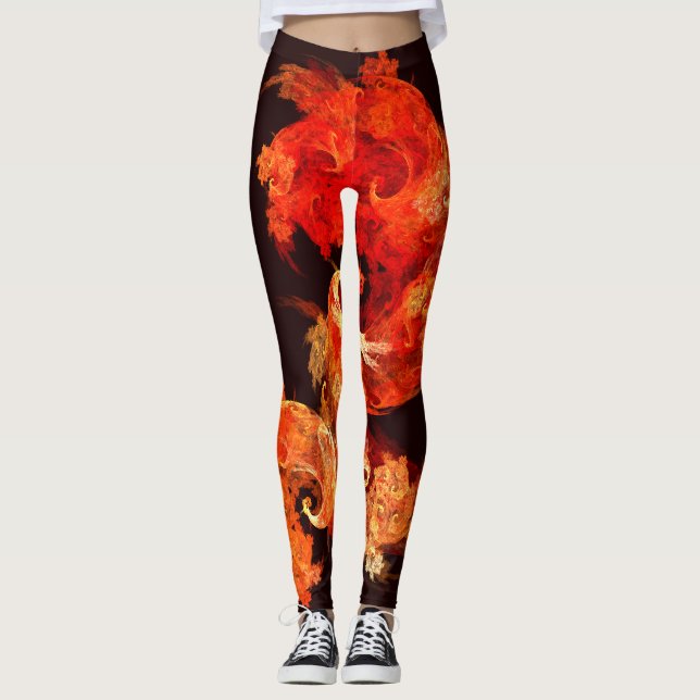 Legging Firebird Abstrato Art (Frente)