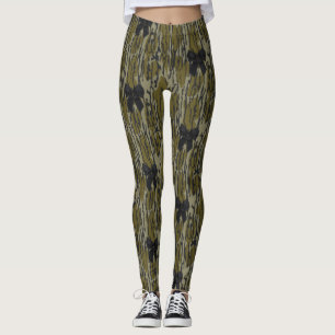 Legging Fita de Arco em Camo Bottomland para Mulheres e Ra