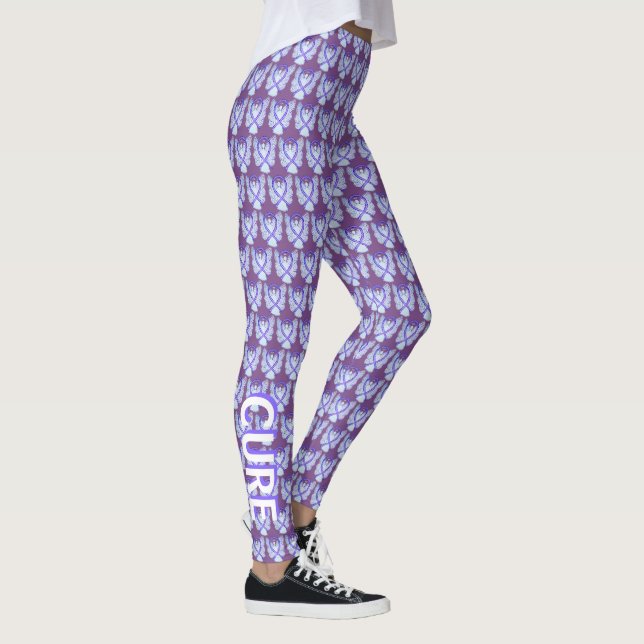 Legging Fita de Sensibilização Violenta Esperança e Leggin (Direita)