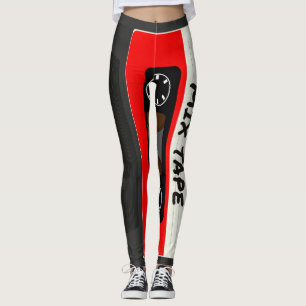 Legging Fita Red Mix - Presente Retroativo Dos Anos 80 E 9