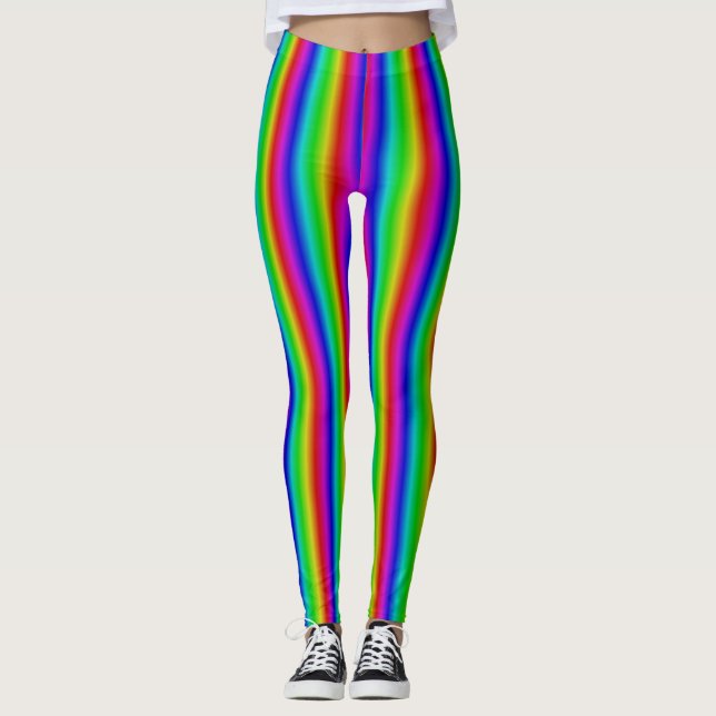 Legging Fitas de arco-íris - Padrão (Frente)